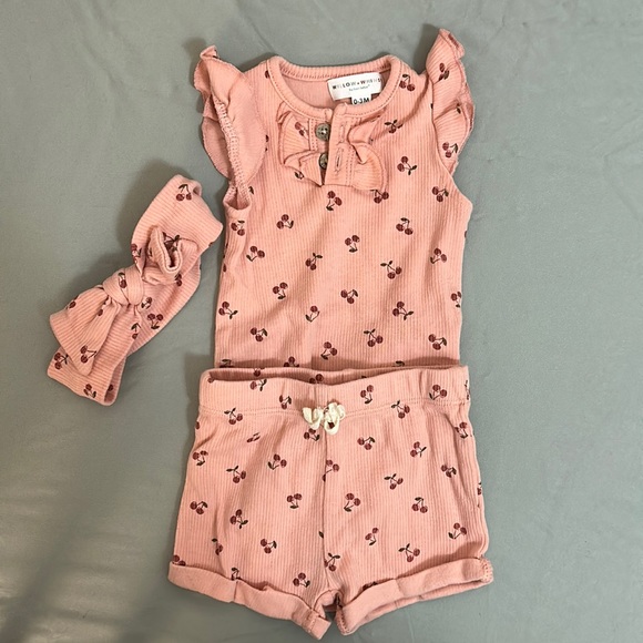 Willow + Whimsy 3 piece set, 0-3 months, EUC - Picture 2 of 3